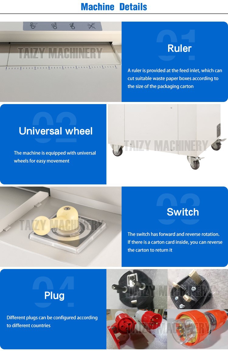 Cardboard Box Shredder Parts diagram Cardboard Box Shredder Parts diagram