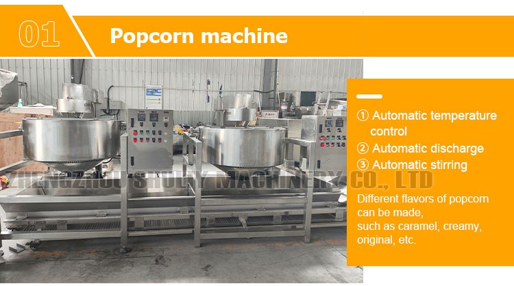 popcorn production line popcorn production line